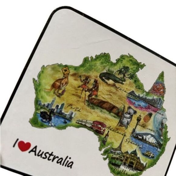 Australia Artistic Souvenir Drink Coasters - Picture 3 of 5